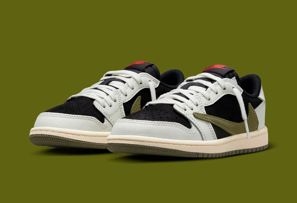 Air Jordan 1 Travis Scott x Olive Shirt