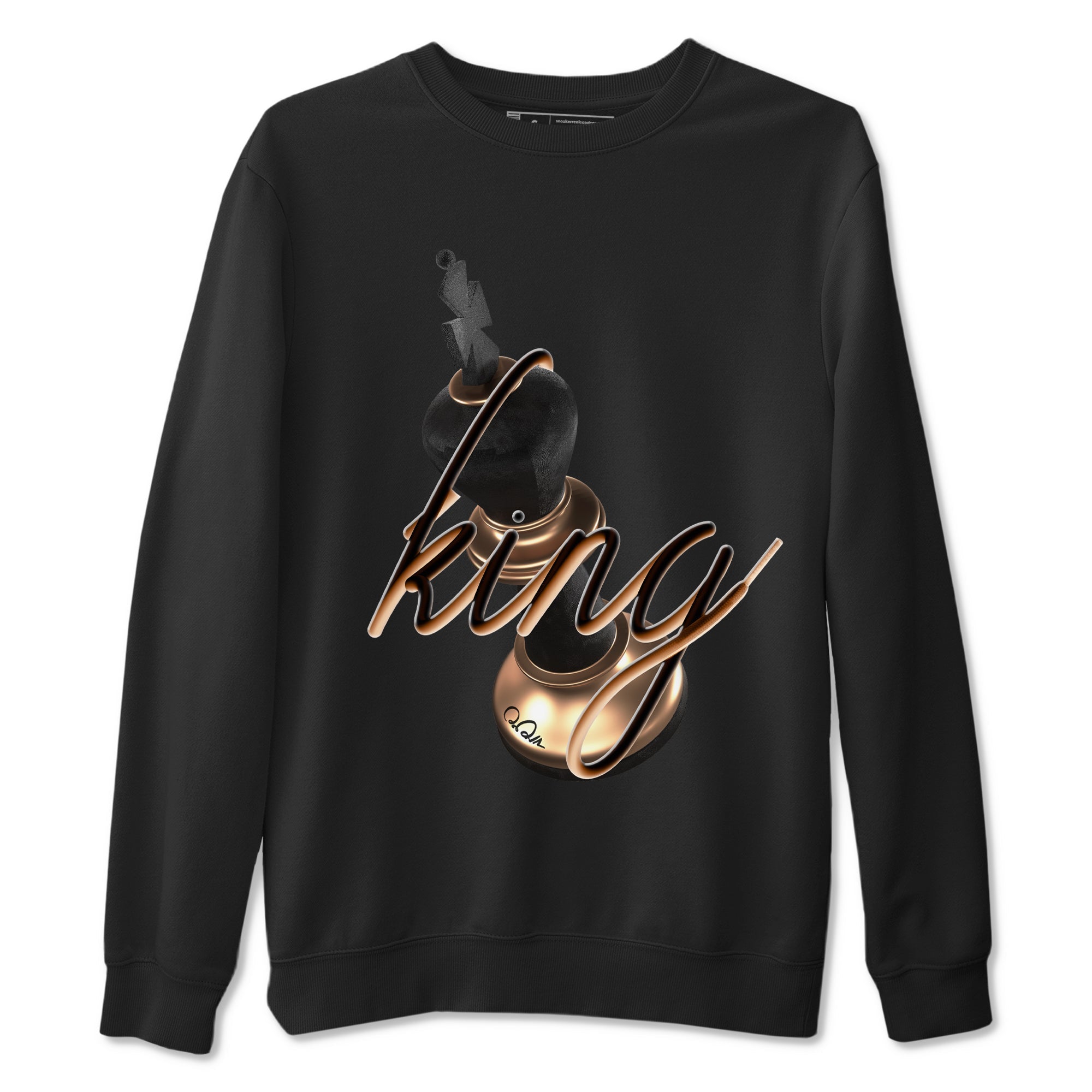 Foams One Metallic Copper shirts to match jordans 3D King sneaker match tees Air Foamposite One Metallic Copper match shoes to clothes Drip Gear Zone unisex cotton Black 2 shirts