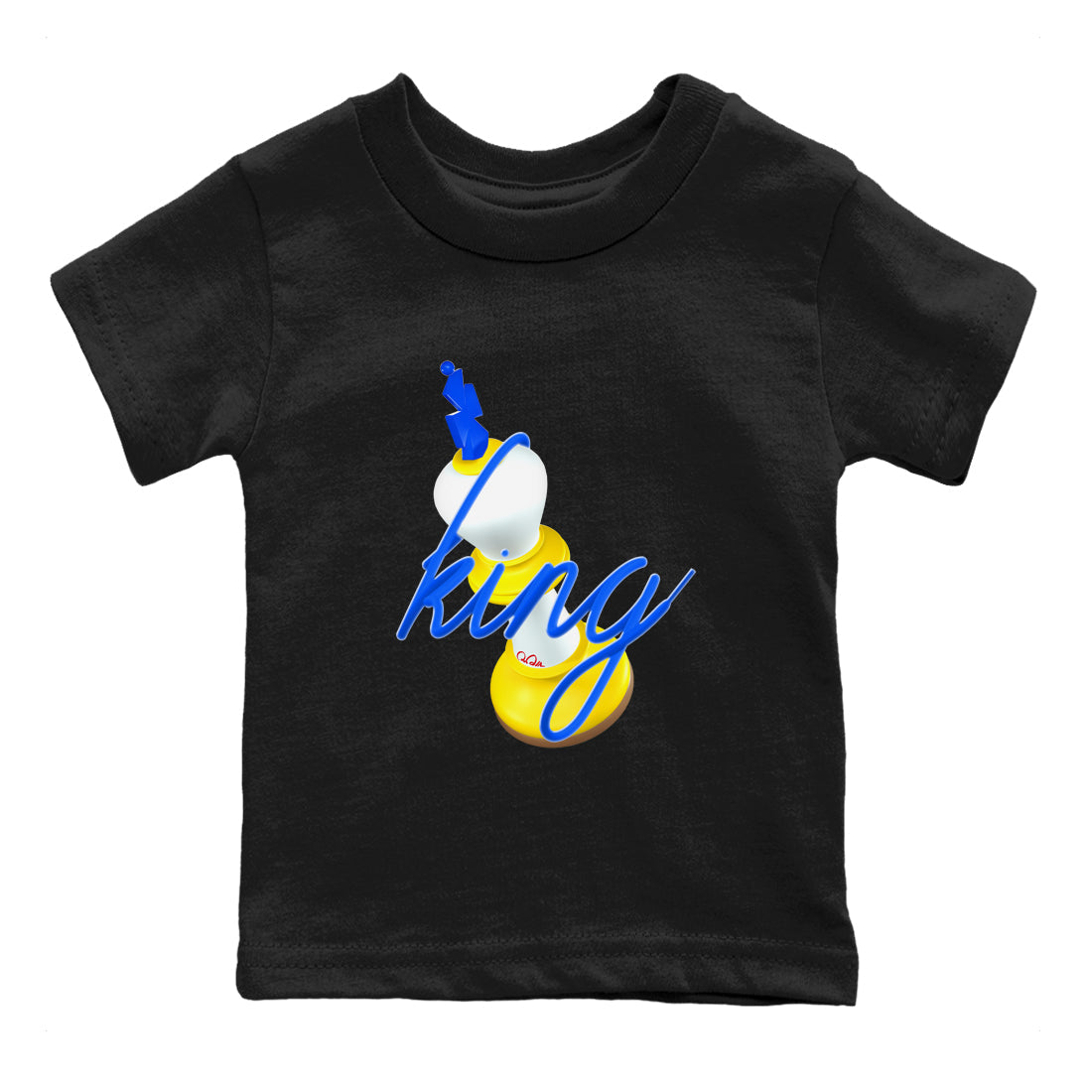 1s Travis Scott Canary shirt to match jordans 3D King sneaker tees Air Jordan 1 Travis Scott Canary Drip Gear Zone baby toddler Black 2 cotton Shirt