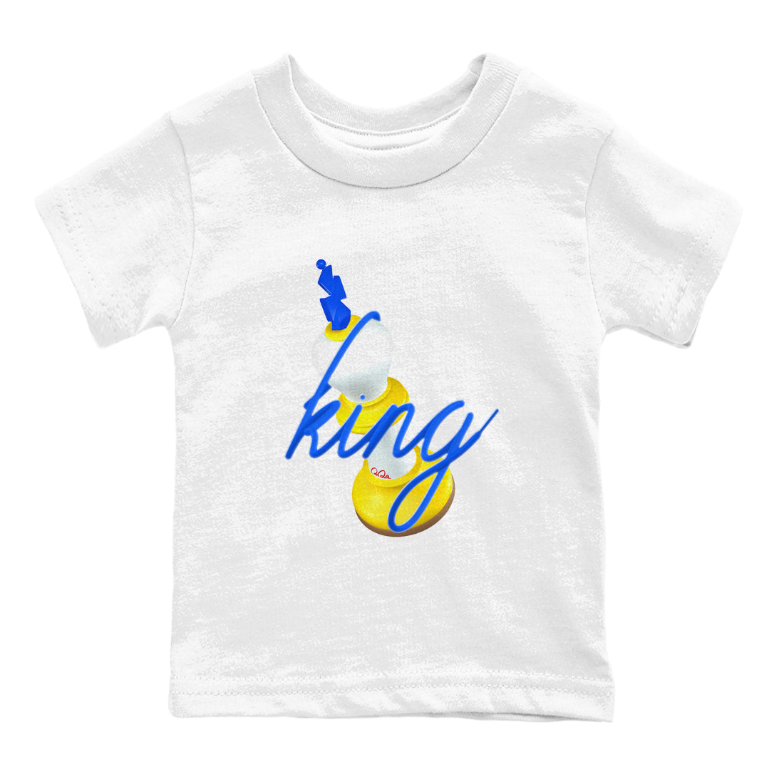 1s Travis Scott Canary shirt to match jordans 3D King sneaker tees Air Jordan 1 Travis Scott Canary Drip Gear Zone baby toddler White 2 cotton Shirt