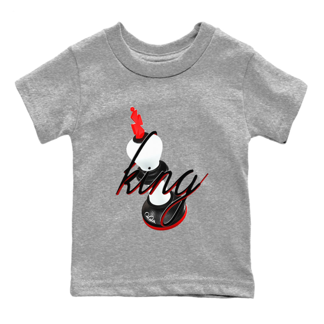 12s Taxi Flip shirts to match jordans 3D King sneaker match tees Air Jordan 12 Taxi Flip Drip Gear Zone streetwear brand Baby and Youth Heather Grey 2 cotton tee