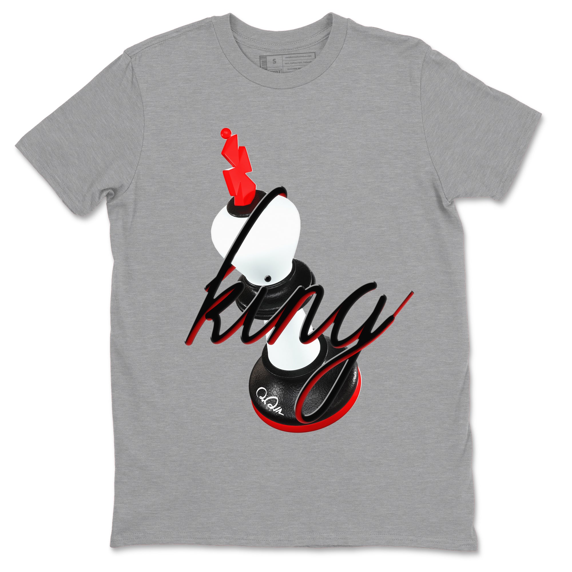12s Taxi Flip shirts to match jordans 3D King sneaker match tees Air Jordan 12 Taxi Flip Drip Gear Zone streetwear brand Heather Grey 2 unisex cotton tee
