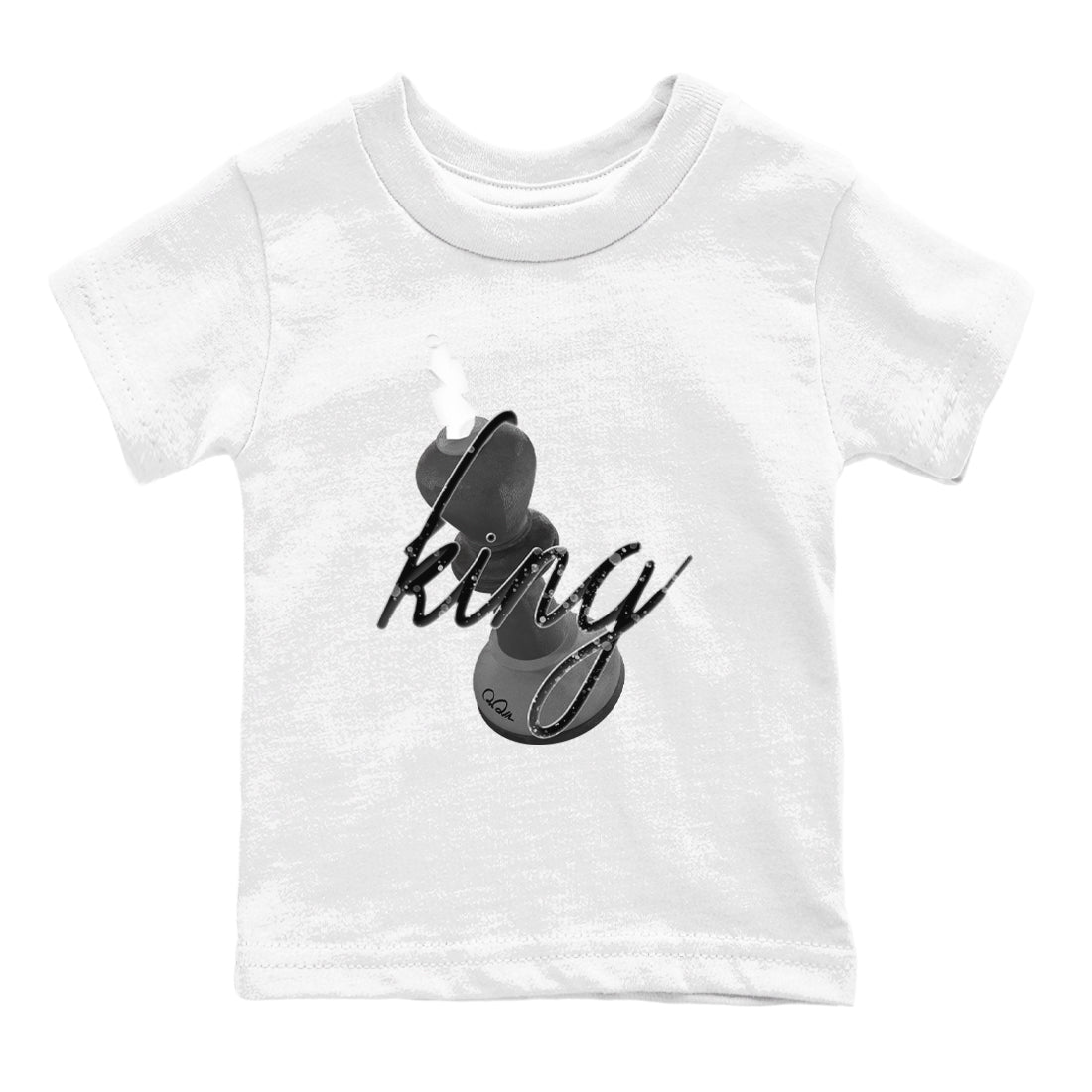 4s Fear shirts to match jordans 3D King sneaker match tees Air Jordan 4 Fear match shoes to clothes Drip Gear Zone Youth Baby White 2 tee