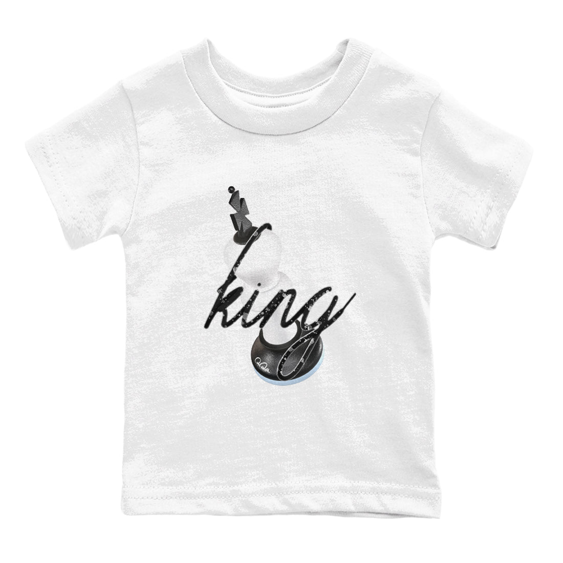 AJ6 White Black shirts to match jordans 3D King sneaker match tees Air Jordan 6 White Black Drip Gear Zone streetwear brand Baby and Youth White 2 cotton tee