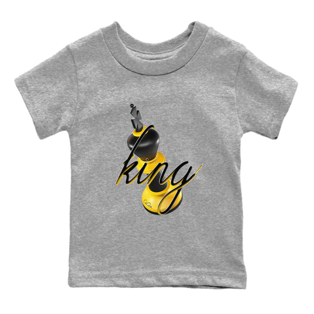 Dunk High Wu Tang shirts to match jordans 3D King sneaker match tees Dunk High Wu Tang match shoes to clothes Drip Gear Zone Youth Baby Heather Grey 2 tee