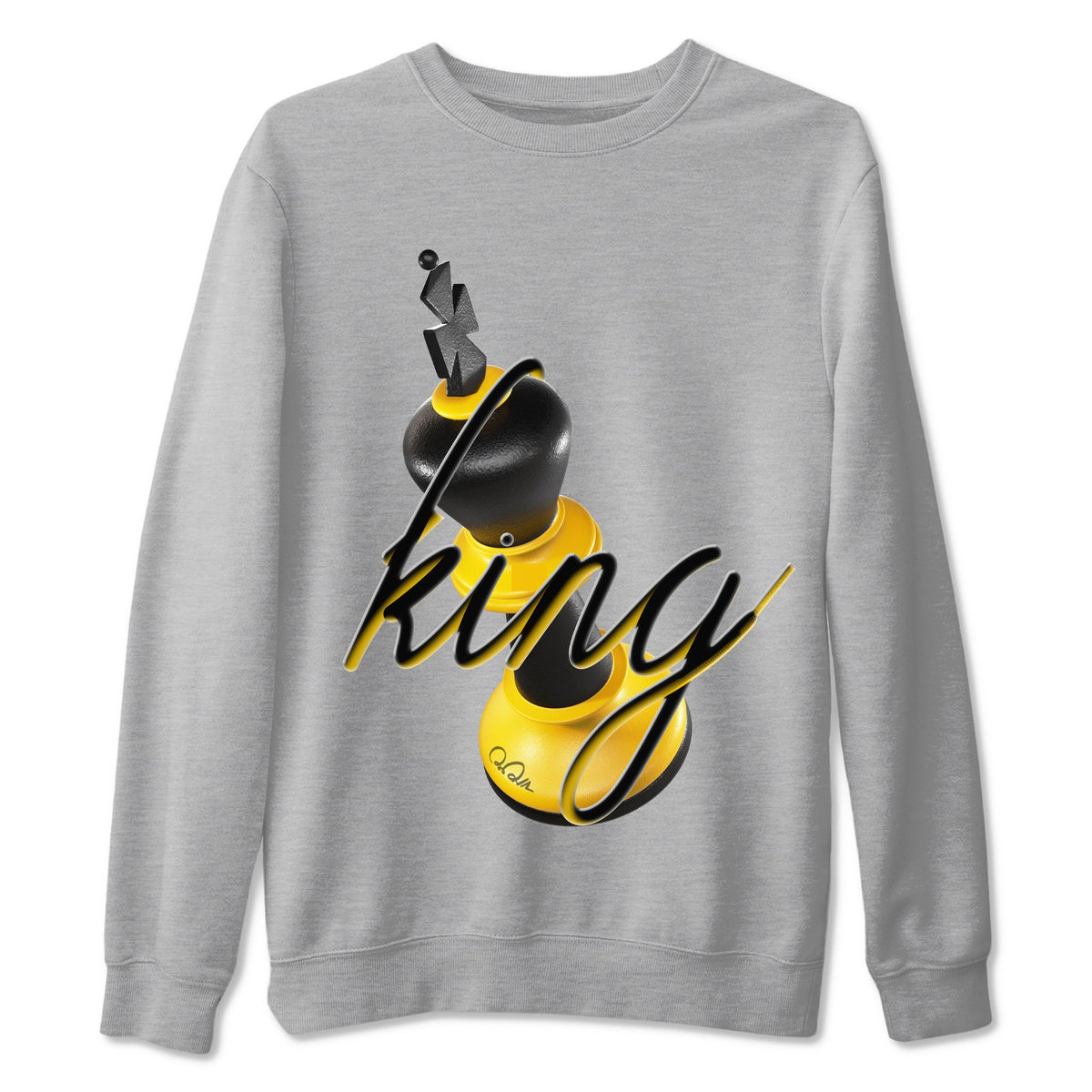 Dunk High Wu Tang shirts to match jordans 3D King sneaker match tees Dunk High Wu Tang match shoes to clothes Drip Gear Zone unisex cotton Heather Grey 2 shirts