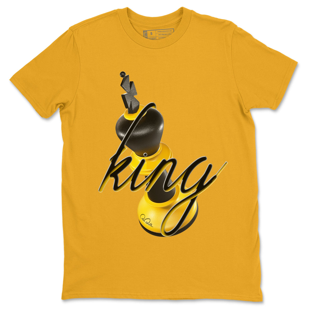 Dunk High Wu Tang shirts to match jordans 3D King sneaker match tees Dunk High Wu Tang match shoes to clothes Drip Gear Zone unisex cotton Gold 2 shirts