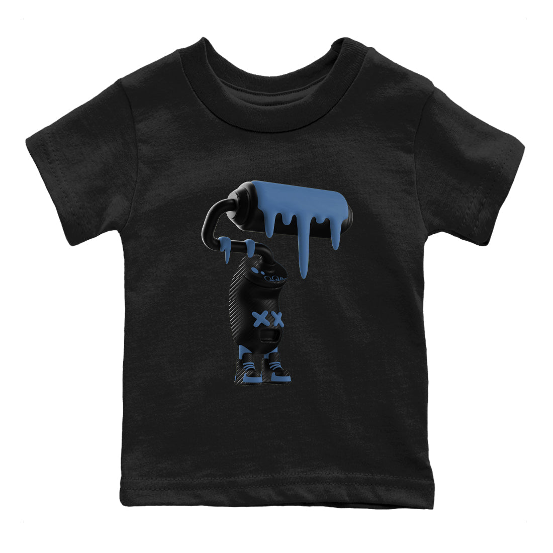 Sneaker Threads  Sneaker Tees To Match Air Foamposite One Carbon Fiber  3D Paint Roller Youth Graphic Tee Black 2. Perfect for Jordan releases 2025 colorways.