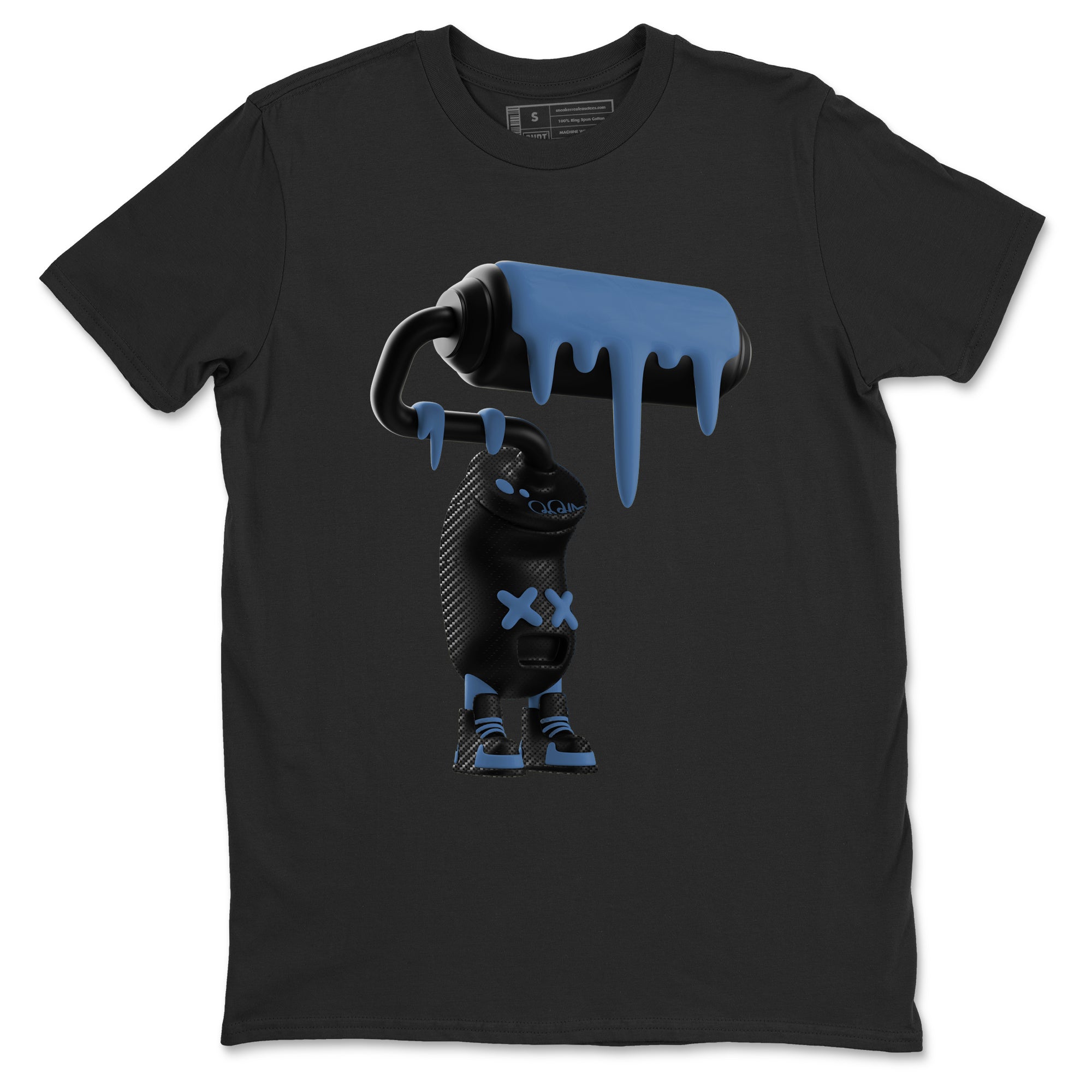 Sneaker Threads  Sneaker Tees To Match Air Foamposite One Carbon Fiber  3D Paint Roller Graphic Tee Black 2. Perfect for Jordan releases 2025 colorways.