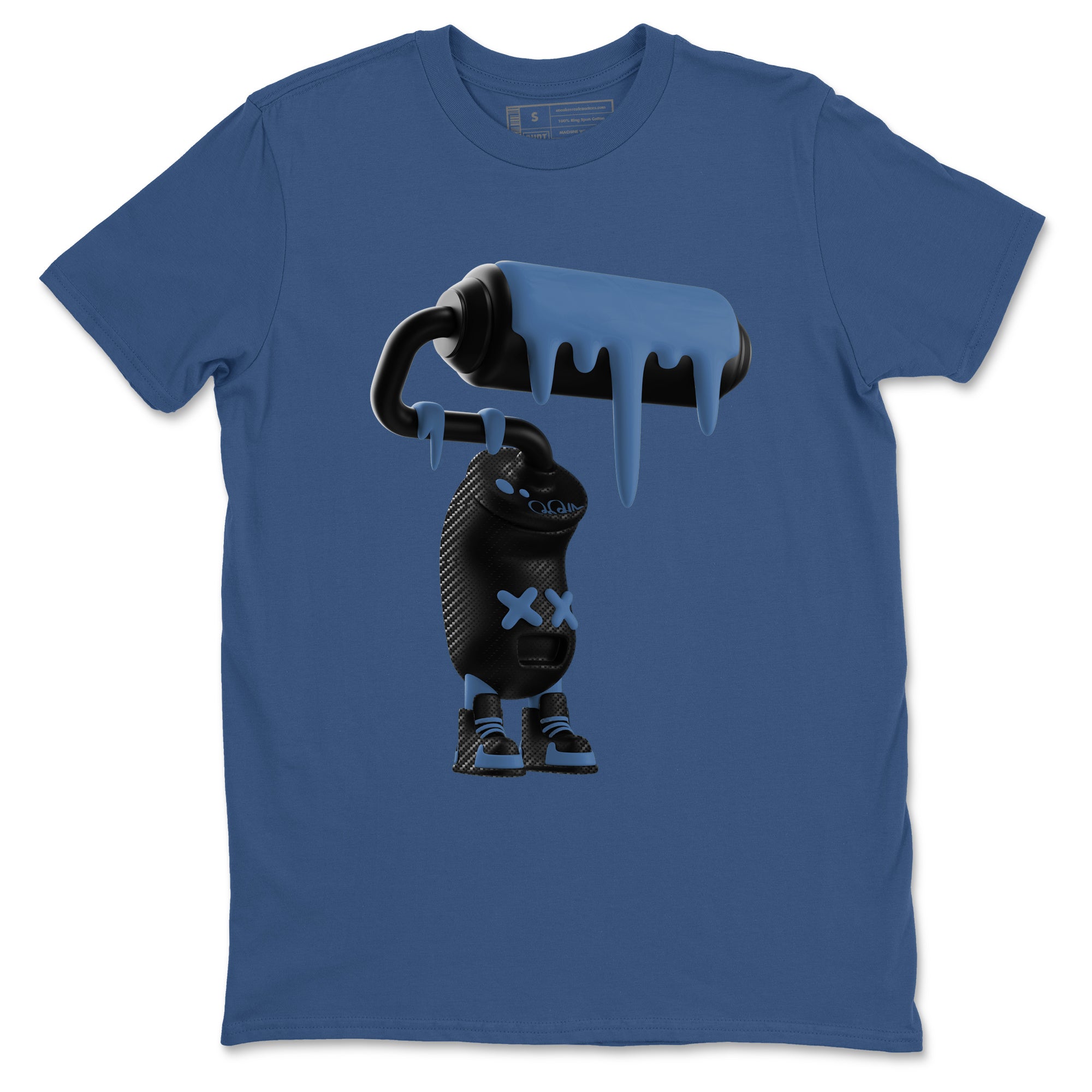 Sneaker Threads  Sneaker Tees To Match Air Foamposite One Carbon Fiber  3D Paint Roller Graphic Tee Denim Blue 2. Perfect for Jordan releases 2025 colorways.