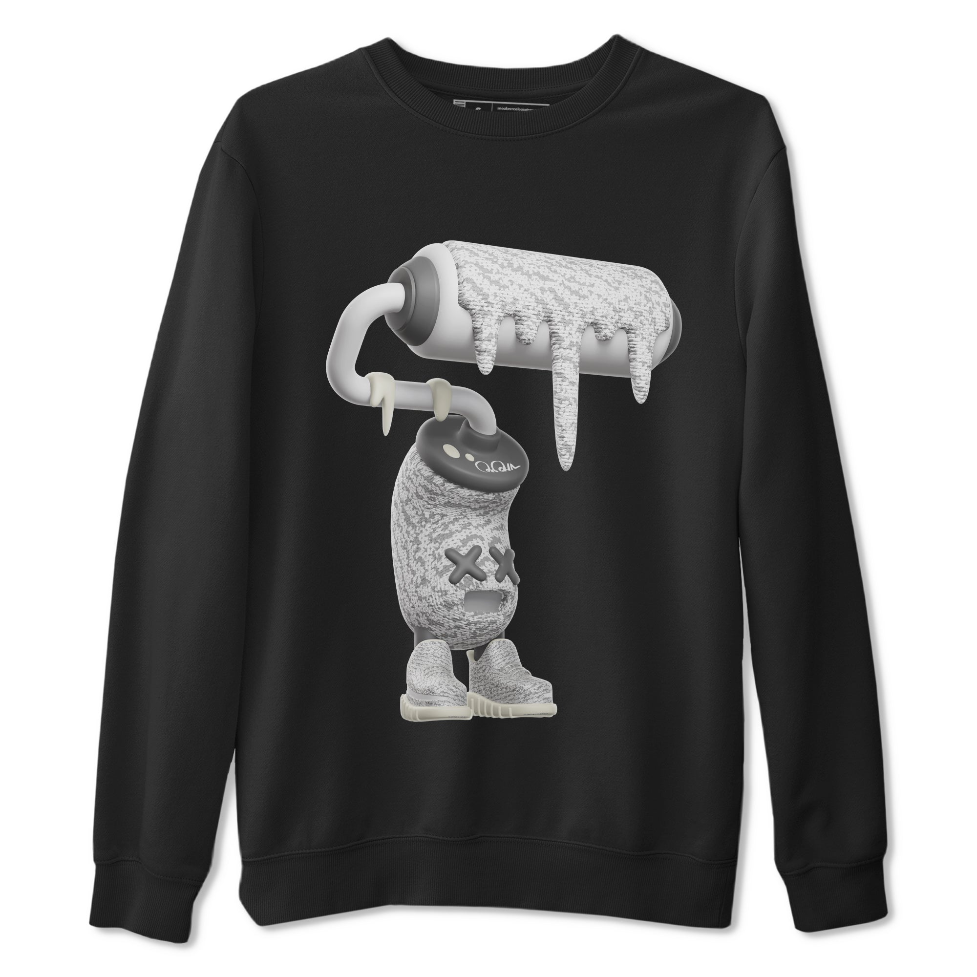 Yeezy 350 Static shirt to match jordans 3D Paint Roller sneaker tees Adidas Yeezy 350 Static Drip Gear Zone Unisex Black 2 T-Shirt
