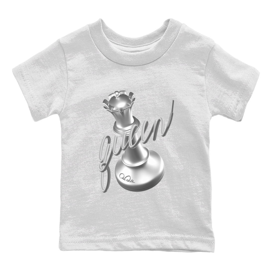 Air Jordan 1 Gift Giving shirt to match jordans 3D Queen sneaker tees  Metal tees AJ1 Gift Giving Drip Gear Zone Baby Toddler White 2 T-Shirt