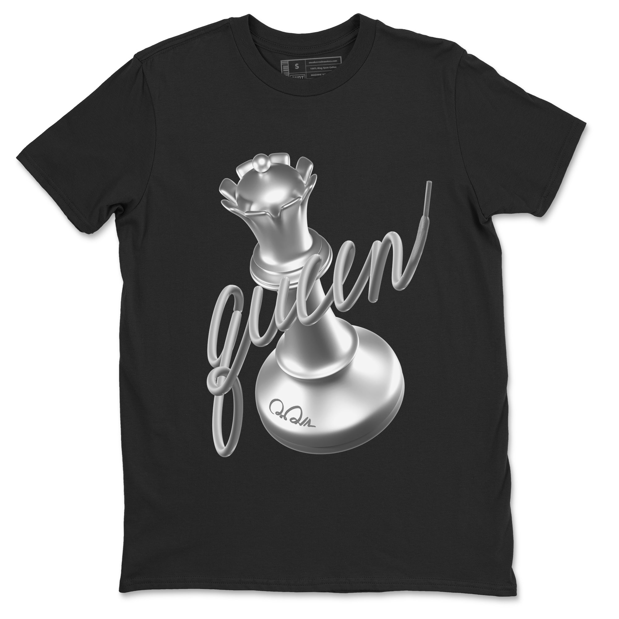 Air Jordan 1 Gift Giving shirt to match jordans 3D Queen sneaker tees  Metal tees AJ1 Gift Giving Drip Gear Zone Unisex Black 2 T-Shirt