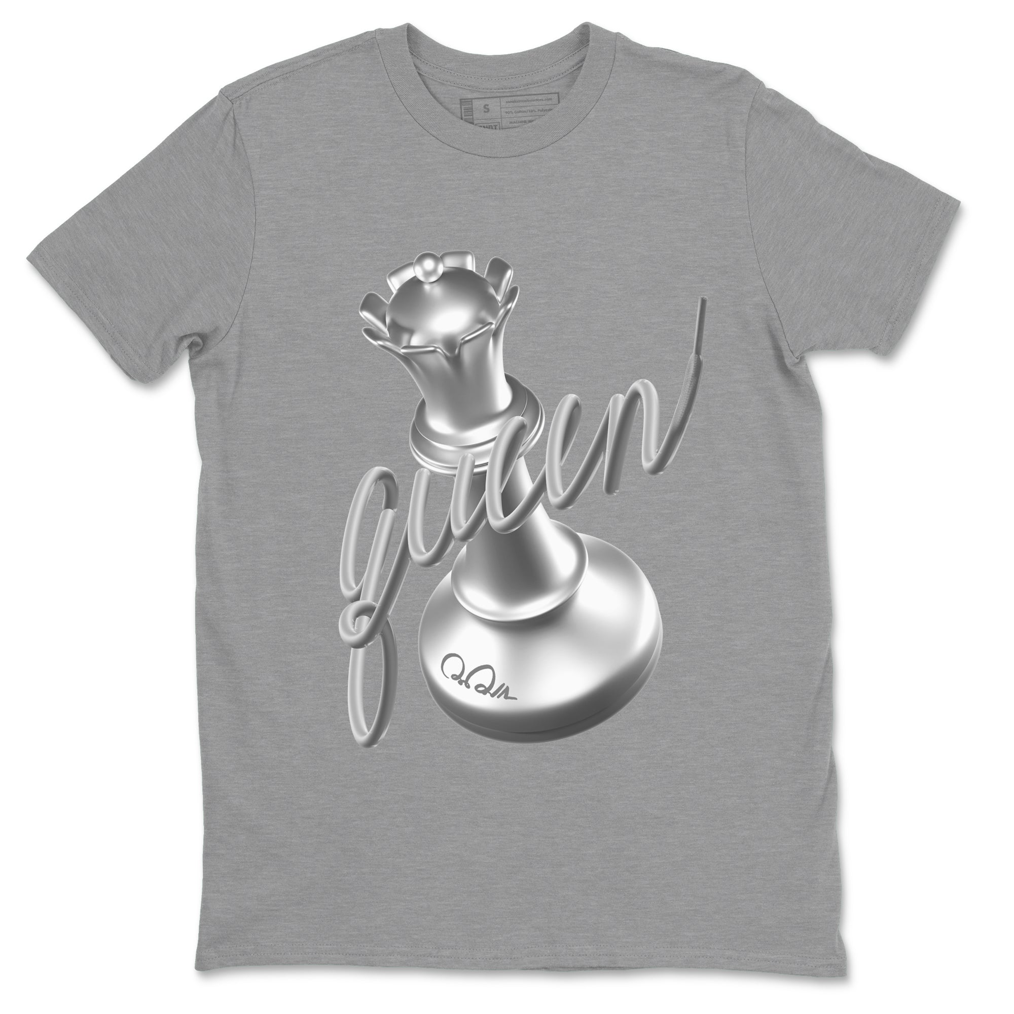 Air Jordan 1 Gift Giving shirt to match jordans 3D Queen sneaker tees  Metal tees AJ1 Gift Giving Drip Gear Zone Unisex Heather Grey 2 T-Shirt