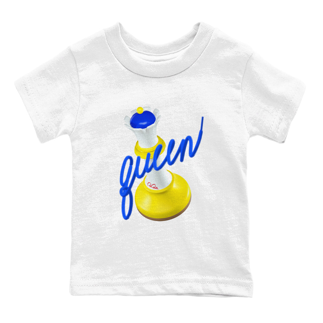 1s Travis Scott Canary shirt to match jordans 3D Queen sneaker tees Air Jordan 1 Travis Scott Canary Drip Gear Zone baby toddler White 2 cotton Shirt