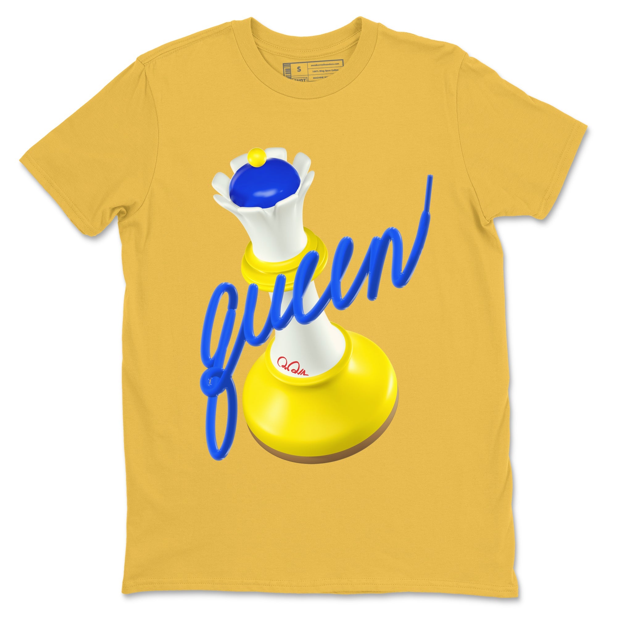 1s Travis Scott Canary shirt to match jordans 3D Queen sneaker tees Air Jordan 1 Travis Scott Canary Drip Gear Zone unisex cotton Daisy 2 crew neck shirt