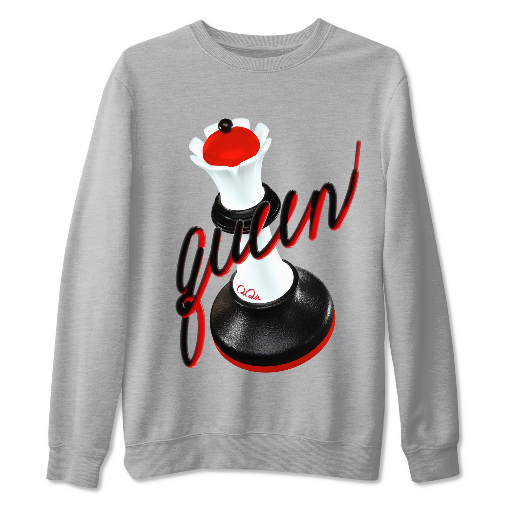 12s Taxi Flip shirts to match jordans 3D Queen sneaker match tees Air Jordan 12 Taxi Flip Drip Gear Zone streetwear brand Heather Grey 2 unisex cotton tee