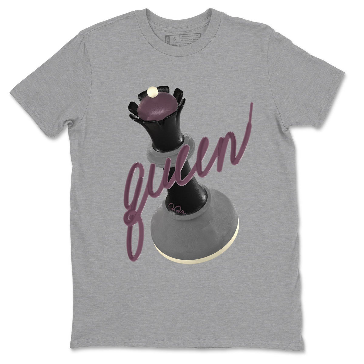 3s A Ma Maniere x Black shirts to match jordans 3D Queen sneaker match tees A Ma Maniere x Air Jordan 3 “While You Were Sleeping”Sneaker Release Tees unisex cotton Heather Grey 2 crew neck shirts