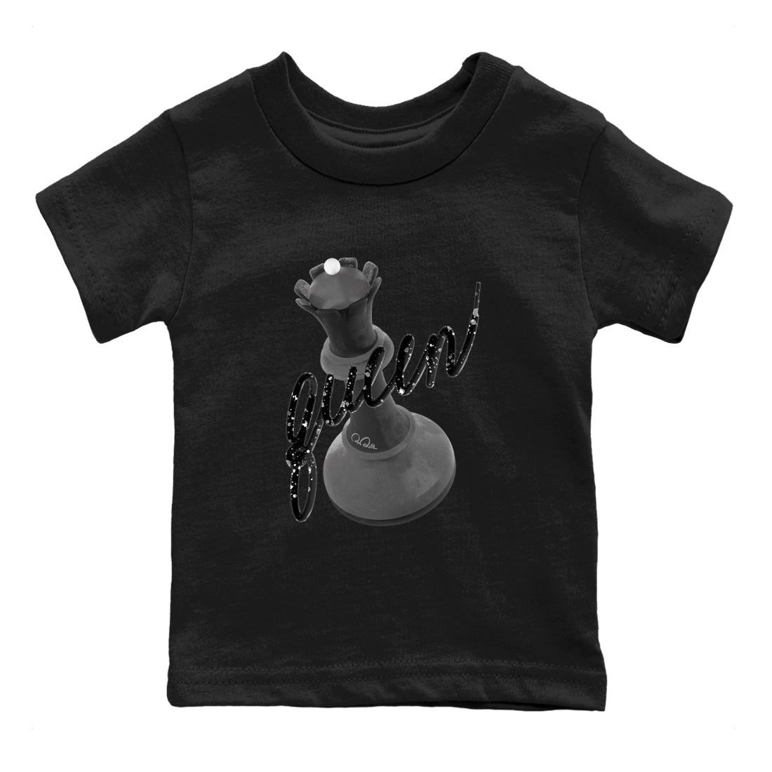 4s Fear shirts to match jordans 3D Queen sneaker match tees Air Jordan 4 Fear match shoes to clothes Drip Gear Zone Youth Baby Black 2 tee