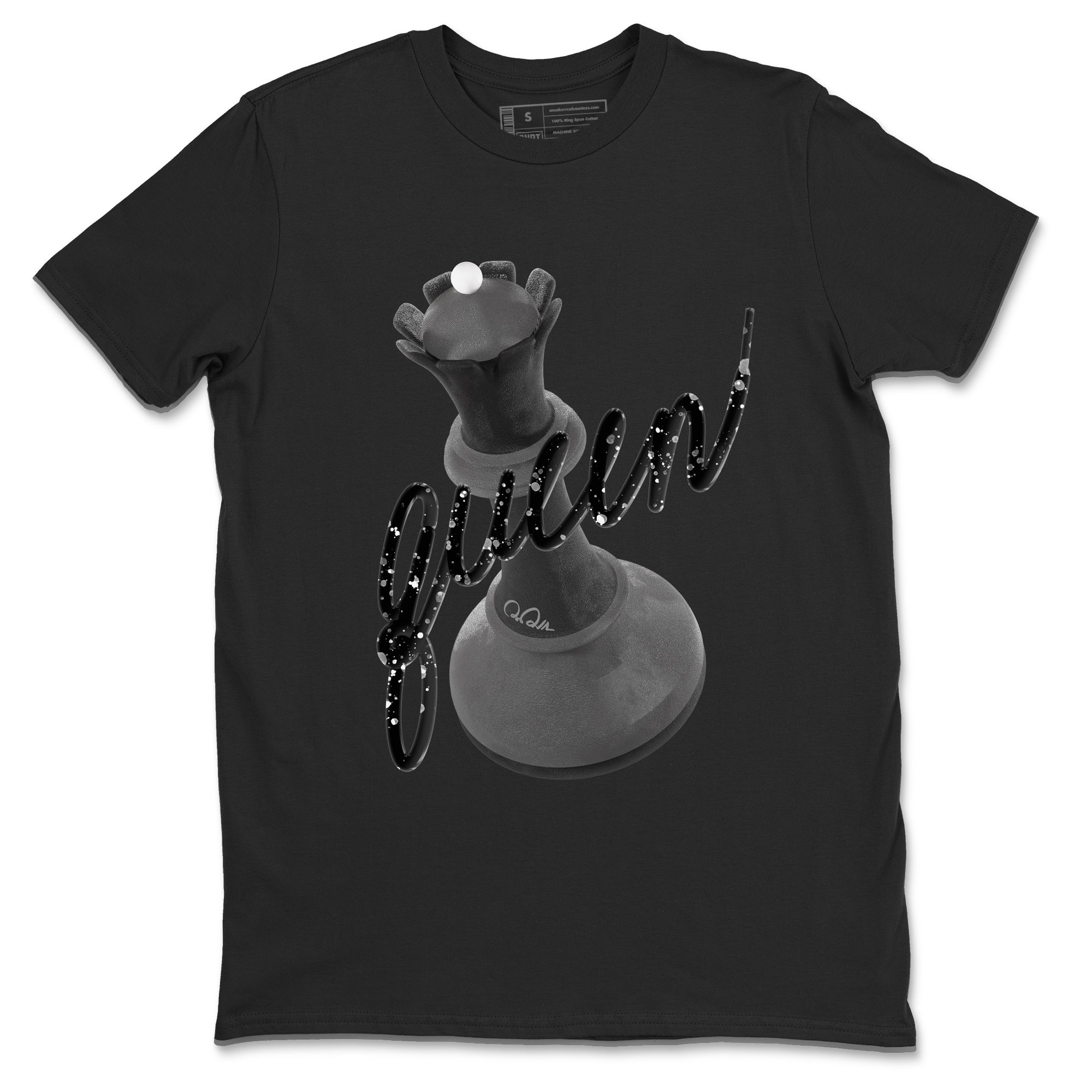 4s Fear shirts to match jordans 3D Queen sneaker match tees Air Jordan 4 Fear match shoes to clothes Drip Gear Zone unisex cotton Black 2 shirts