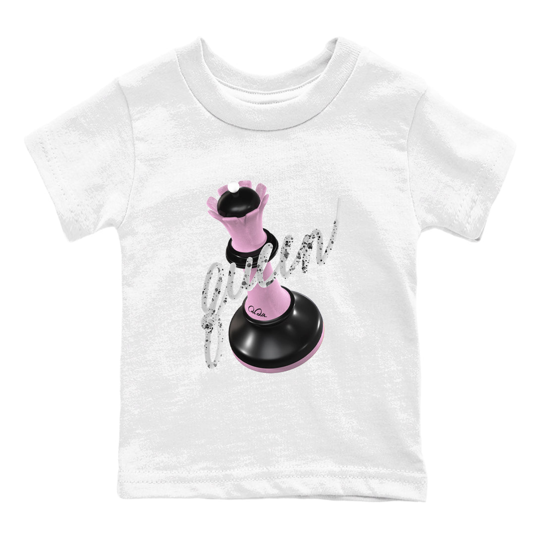 4s Retro Orchid shirts to match jordans 3D Queen sneaker match tees Air Jordan 4 WMNS Orchid match shoes to clothes Drip Gear Zone Youth Baby White 2 tee