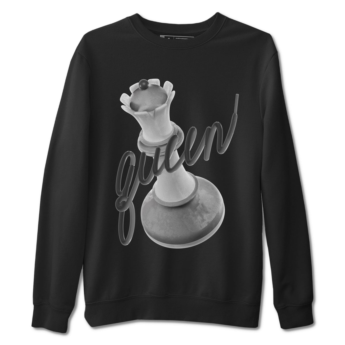 4s Wet Cement shirts to match jordans 3D Queen sneaker match tees Air Jordan 4 SE Wet Cement Drip Gear Zone unisex cotton Black 2 crew neck shirts