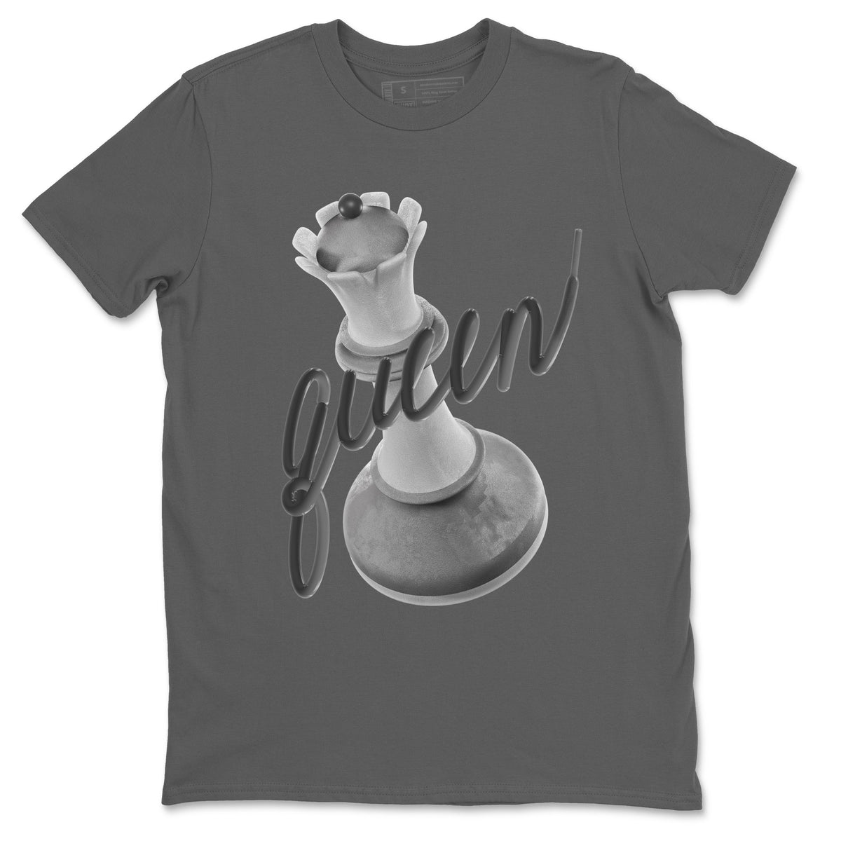 4s Wet Cement shirts to match jordans 3D Queen sneaker match tees Air Jordan 4 SE Wet Cement Drip Gear Zone unisex cotton Cool Grey 2 crew neck shirts