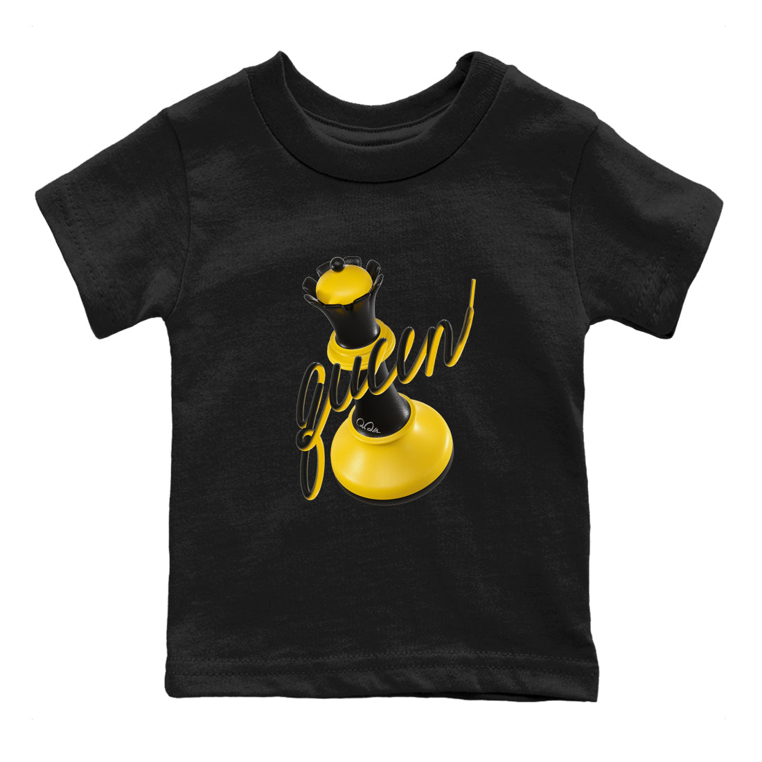 Dunk High Wu Tang shirts to match jordans 3D Queen sneaker match tees Dunk High Wu Tang match shoes to clothes Drip Gear Zone Youth Baby Black 2 tee