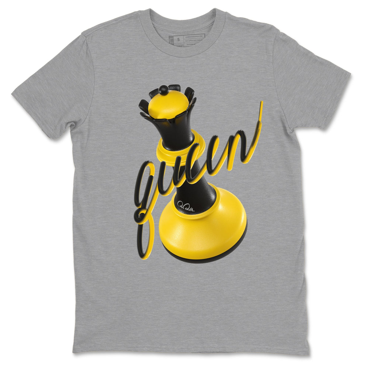 Dunk High Wu Tang shirts to match jordans 3D Queen sneaker match tees Dunk High Wu Tang match shoes to clothes Drip Gear Zone unisex cotton Heather Grey 2 shirts