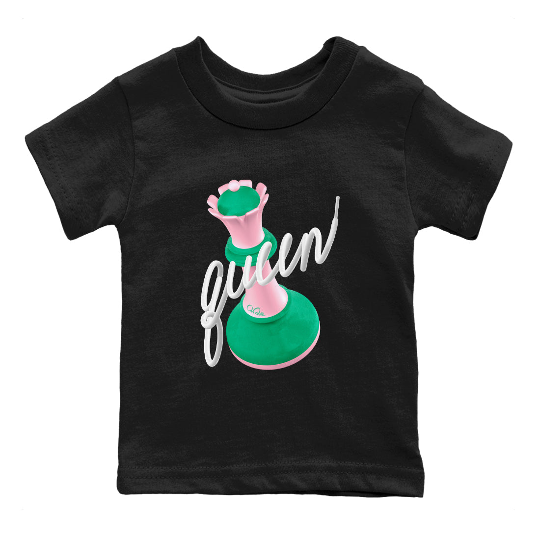 Dunk Low Medium Soft Pink Malachite shirt to match jordans 3D Queen sneaker tees Dunk Retro SE Medium Soft Pink Malachite Drip Gear Zone baby toddler Black 2 cotton Shirt