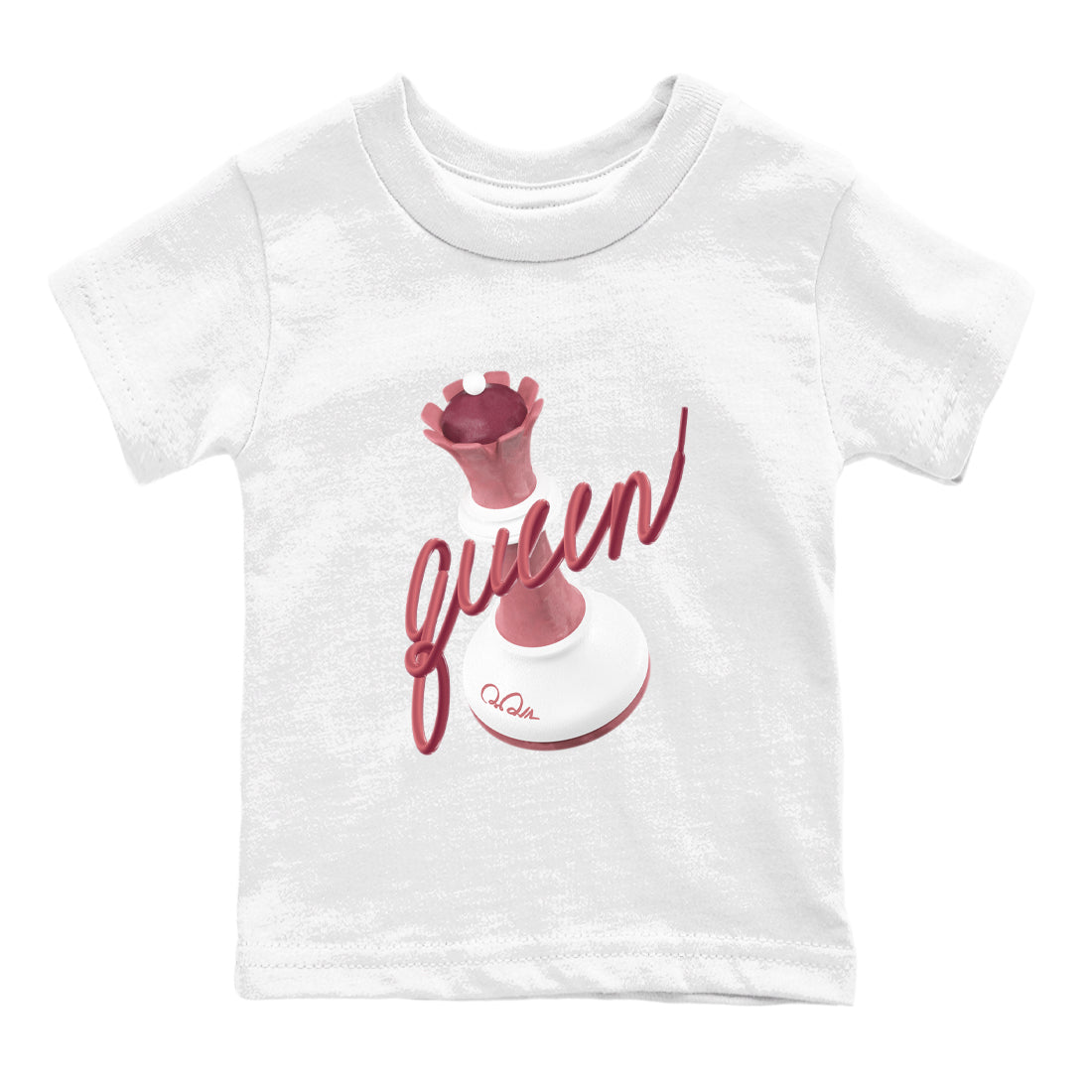 Dunk Valentines Day 2024 shirt to match jordans 3D Queen sneaker tees Dunk Happy Valentines Day 2024 Drip Gear Zone Baby Toddler White 2 T-Shirt