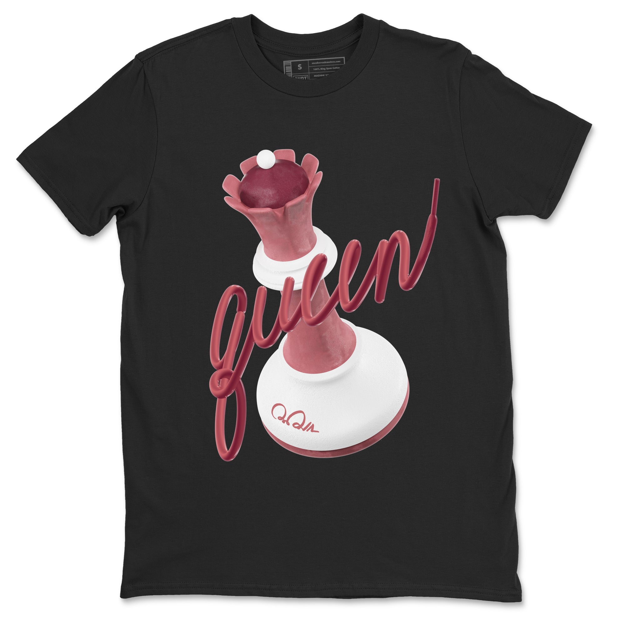 Dunk Valentines Day 2024 shirt to match jordans 3D Queen sneaker tees Dunk Happy Valentines Day 2024 Drip Gear Zone Unisex Black 2 T-Shirt