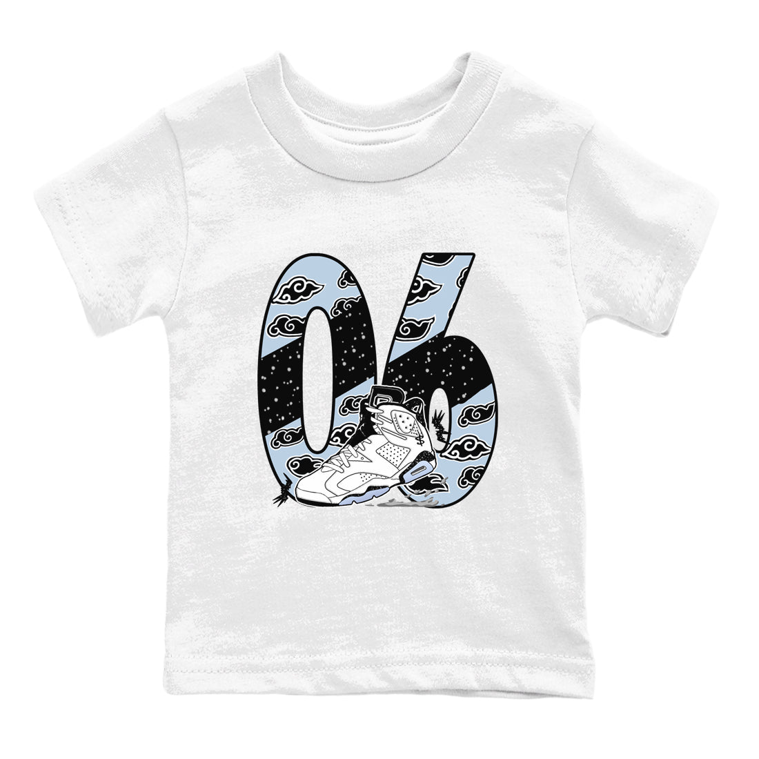 6s Reverse Cookies shirt to match jordans Aggressive Dribble sneaker tees Air Jordan 6 Reverse Cookies SNRT sneaker release tees baby toddler White 2 cotton Shirt