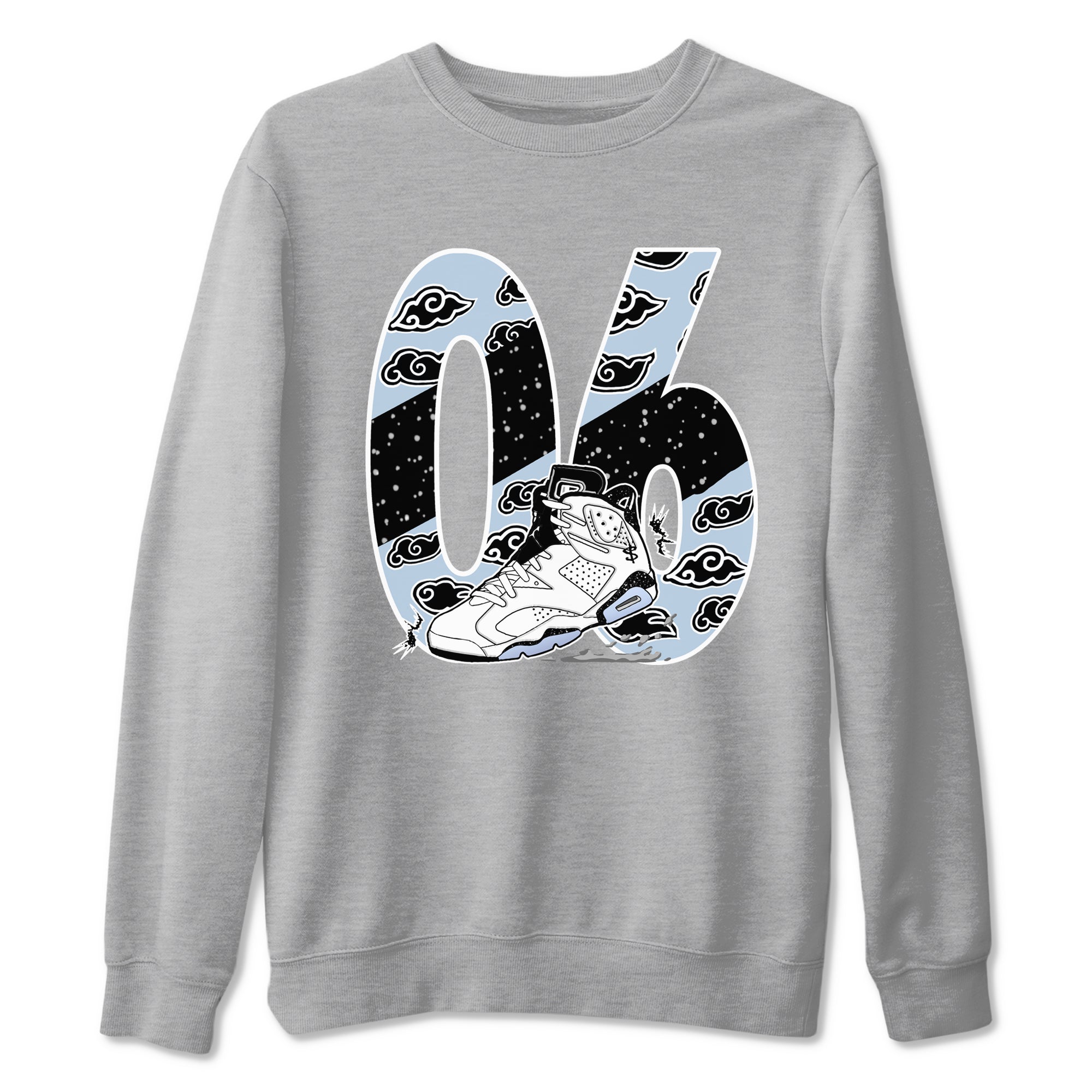 6s Reverse Cookies shirt to match jordans Aggressive Dribble sneaker tees Air Jordan 6 Reverse Cookies SNRT Sneaker Release Tees unisex cotton Heather Grey 2 crew neck shirt