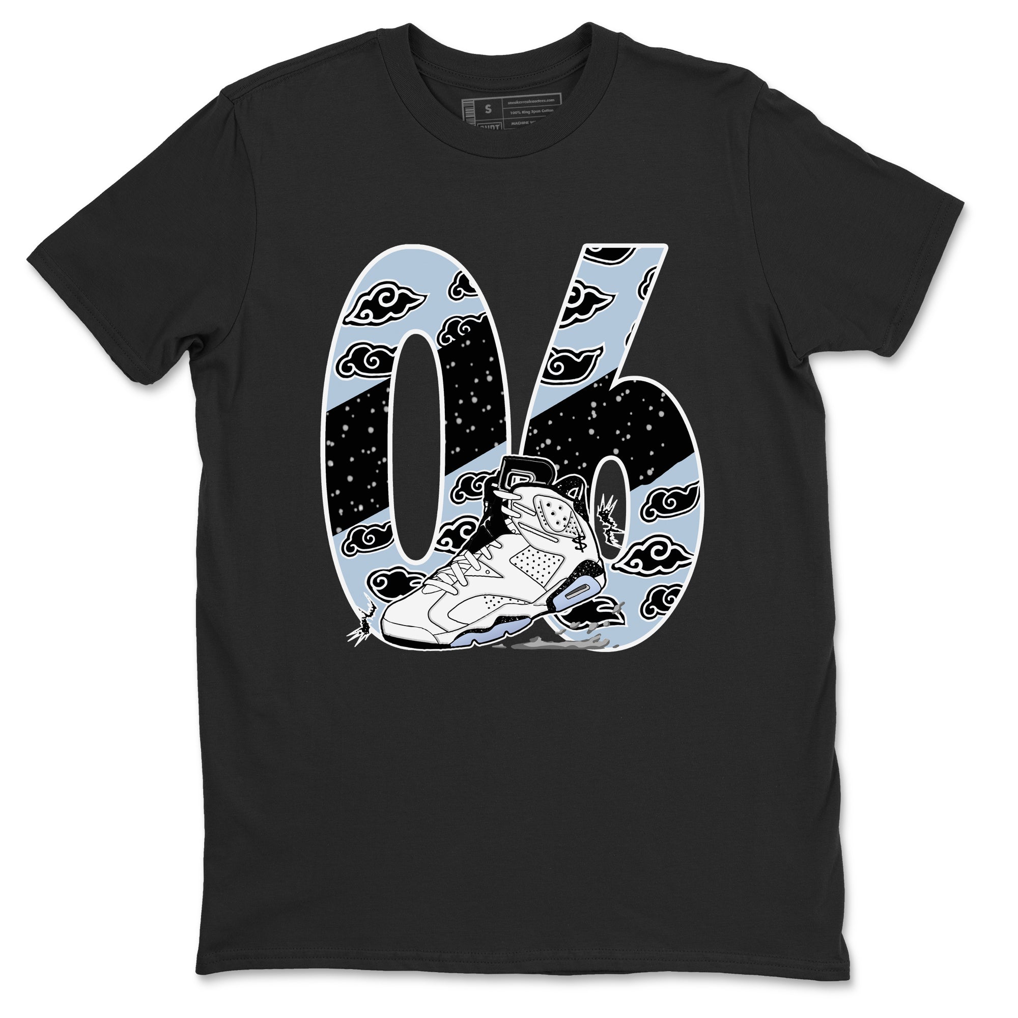 6s Reverse Cookies shirt to match jordans Aggressive Dribble sneaker tees Air Jordan 6 Reverse Cookies SNRT Sneaker Release Tees unisex cotton Black 2 crew neck shirt