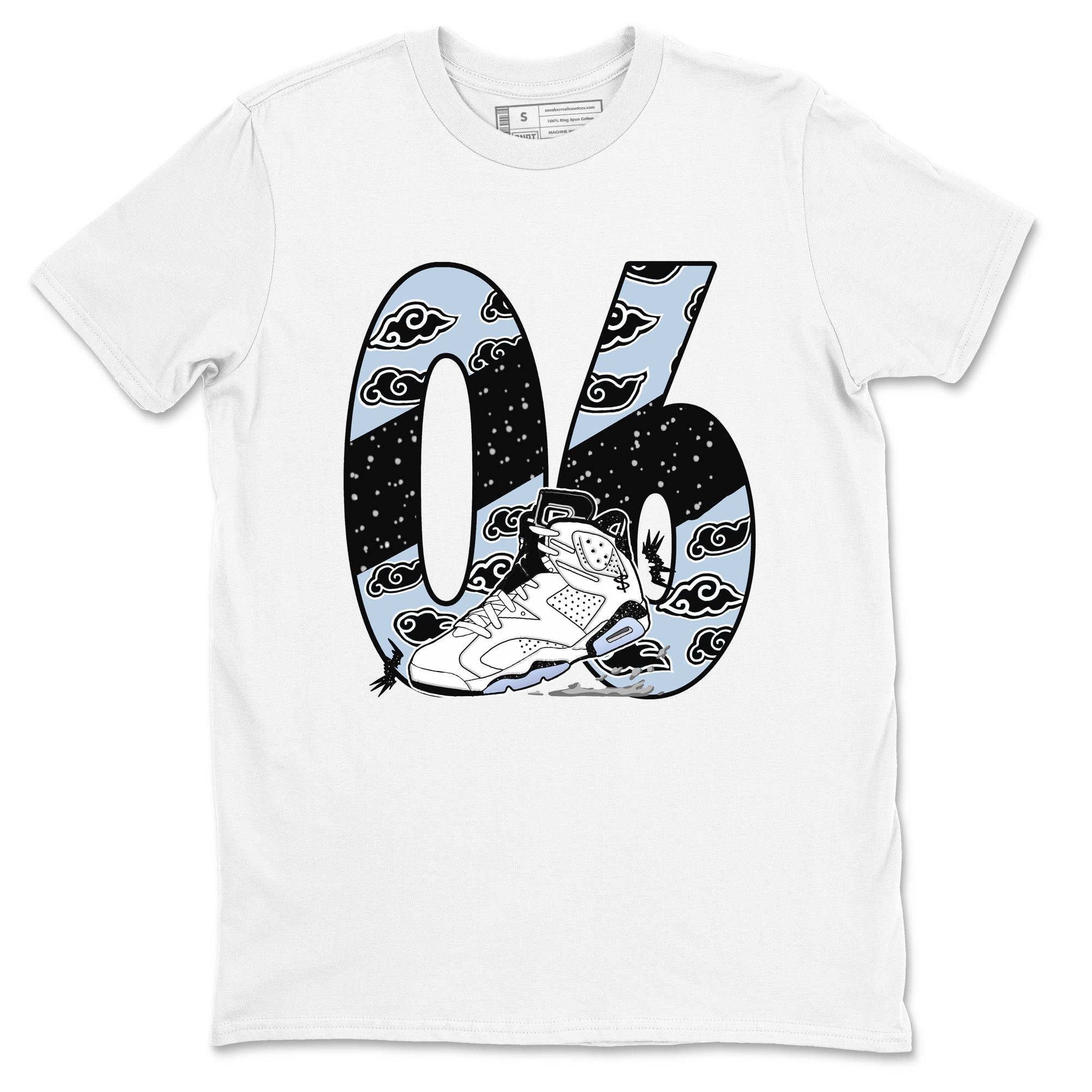 6s Reverse Cookies shirt to match jordans Aggressive Dribble sneaker tees Air Jordan 6 Reverse Cookies SNRT Sneaker Release Tees unisex cotton White 2 crew neck shirt