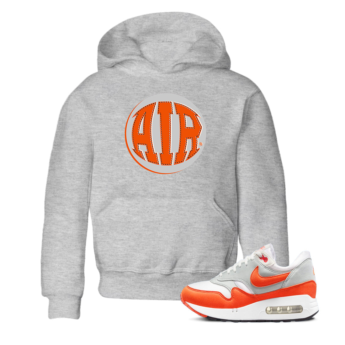 Air Max 1 OG '86 'Summit White and Cosmic Clay shirts to match jordans AIR sneaker match tees Air Max 1 Cosmic Clay match shoes to clothes Drip Gear Zone Youth Baby Heather Grey 1 tee