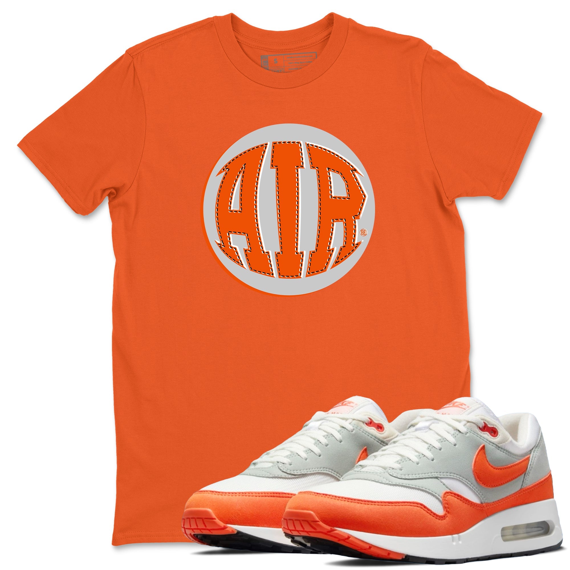 Air Max 1 OG '86 'Summit White and Cosmic Clay shirts to match jordans AIR sneaker match tees Air Max 1 Cosmic Clay match shoes to clothes Drip Gear Zone unisex cotton Orange 1 shirts