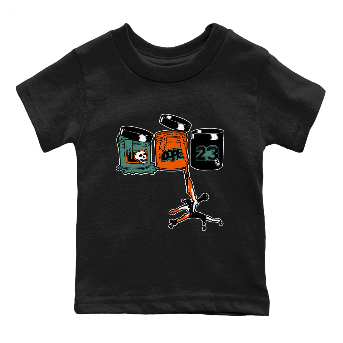 Dunk Low Ceramic shirts to match jordans Jordan Paint sneaker match tees Dunk Ceramic match shoes to clothes Drip Gear Zone Youth Baby Black 2 tee