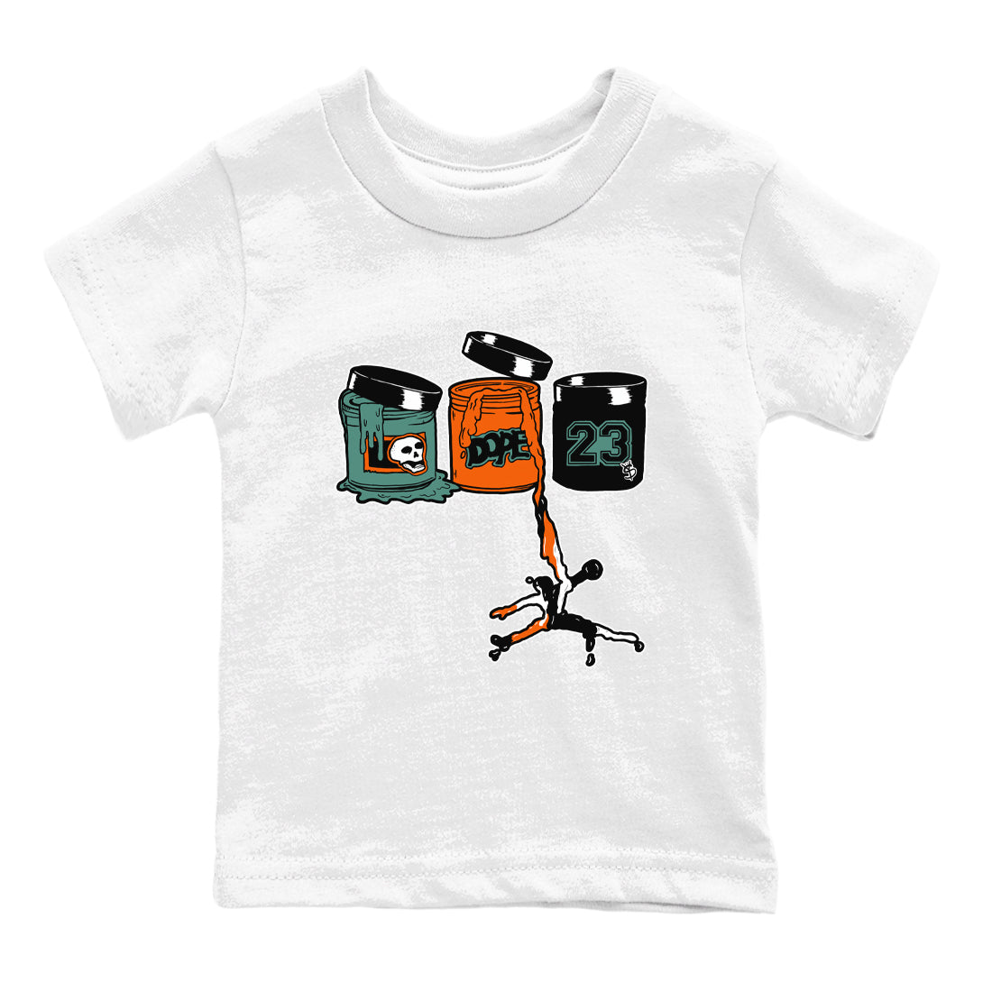 Dunk Low Ceramic shirts to match jordans Jordan Paint sneaker match tees Dunk Ceramic match shoes to clothes Drip Gear Zone Youth Baby White 2 tee