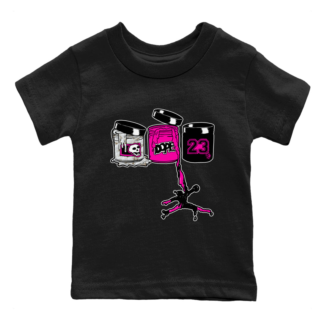 Nike KD 4 Retro Aunt Pearl shirts to match jordans Jordan Paint sneaker match tees Nike KD 4 Aunt Pearl match shoes to clothes Drip Gear Zone Youth Baby Black 2 tee