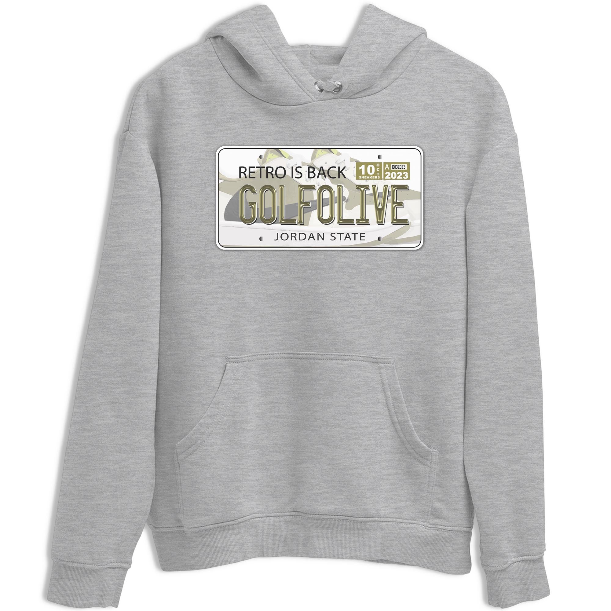 Jordan 1 Low X Travis Scott Golf Olive shirt to match jordans Jordan Plate sneaker release tees Air Jordan 1 Travis Scott Golf Olive Drip Gear Zone Unisex Streetwear Clothing Heather Grey 2 T-Shirt