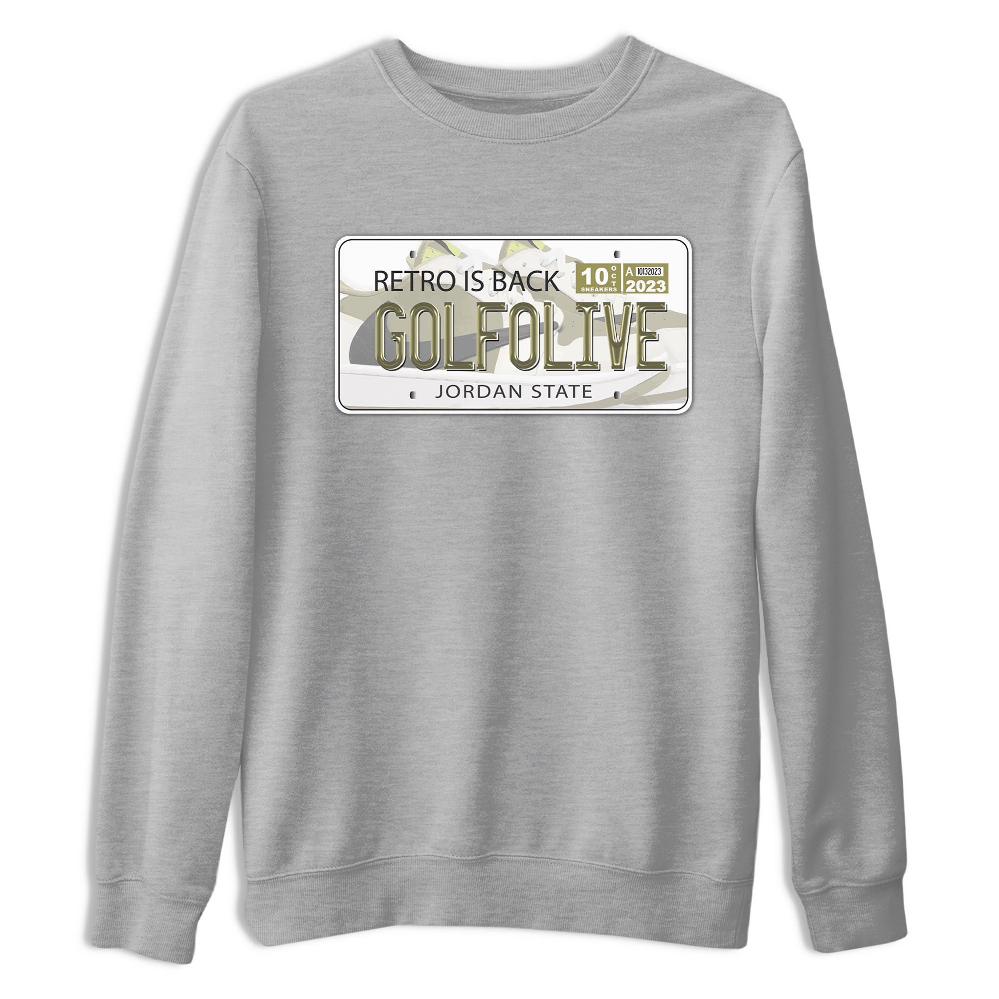 Jordan 1 Low X Travis Scott Golf Olive shirt to match jordans Jordan Plate sneaker release tees Air Jordan 1 Travis Scott Golf Olive Drip Gear Zone Unisex Streetwear Clothing Heather Grey 2 T-Shirt