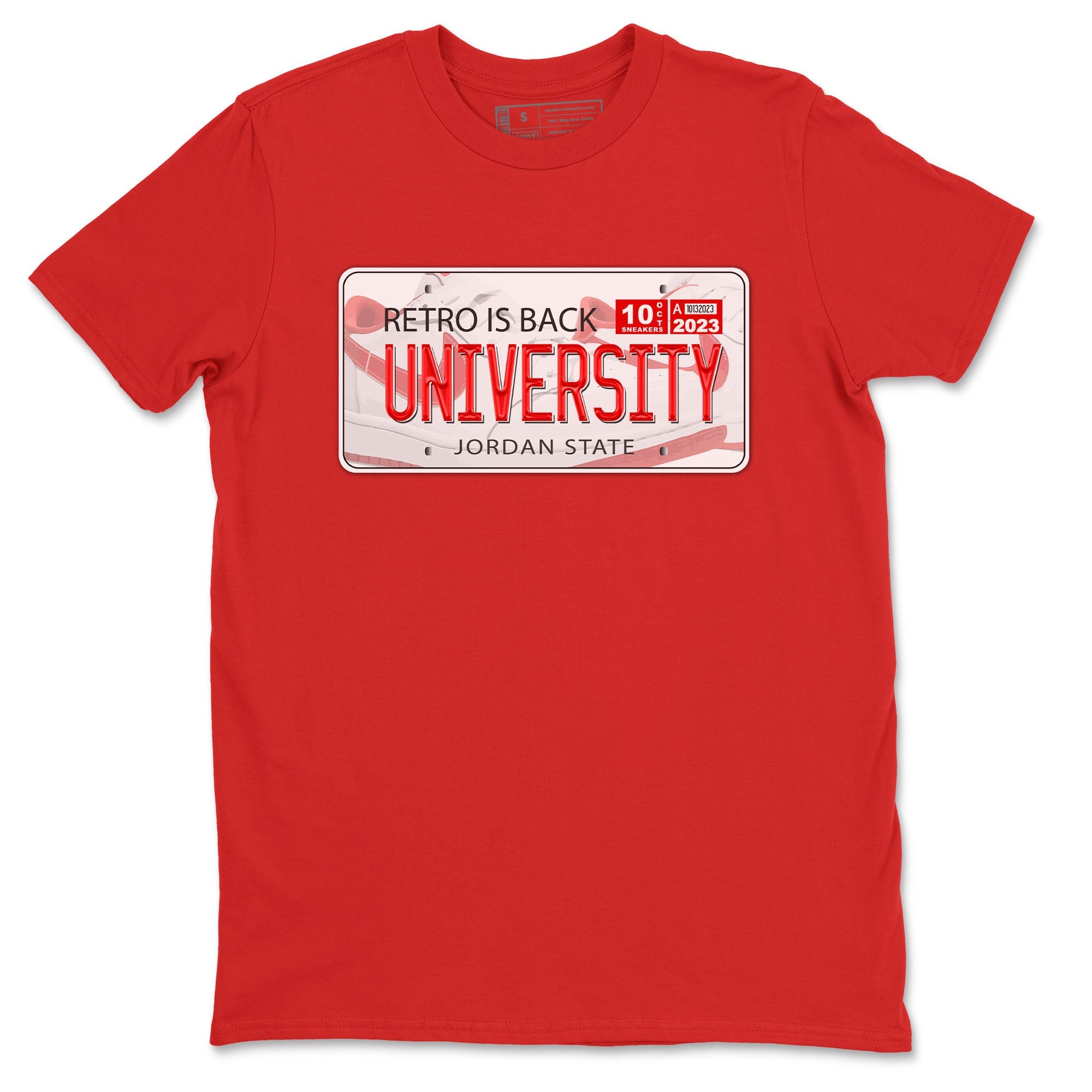1s Low University Red shirt to match jordans Jordan Plate sneaker tees Air Jordan 1 University Red Drip Gear Zone Sneaker Matching Clothing Brand Unisex Sneaker Tee Red 2 T-Shirt
