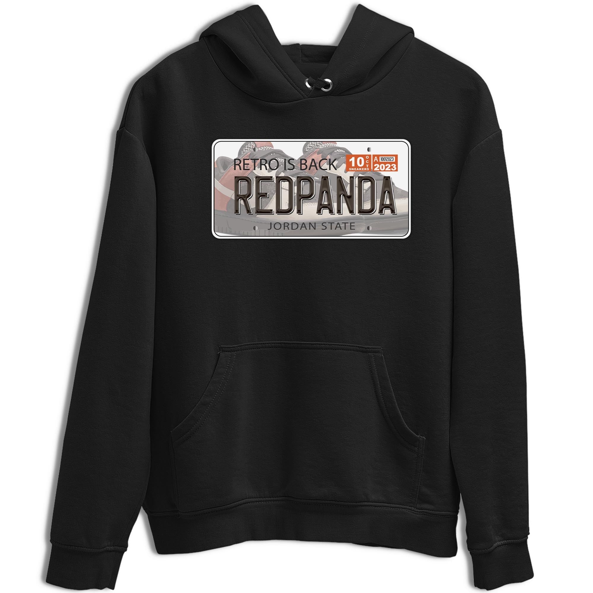 Nike Low Dunk Red Panda shirt to match jordans Jordan Plate sneaker tees Nike Dunk Red Panda Drip Gear Zone Unisex Streetwear Clothing Black 2 T-Shirt