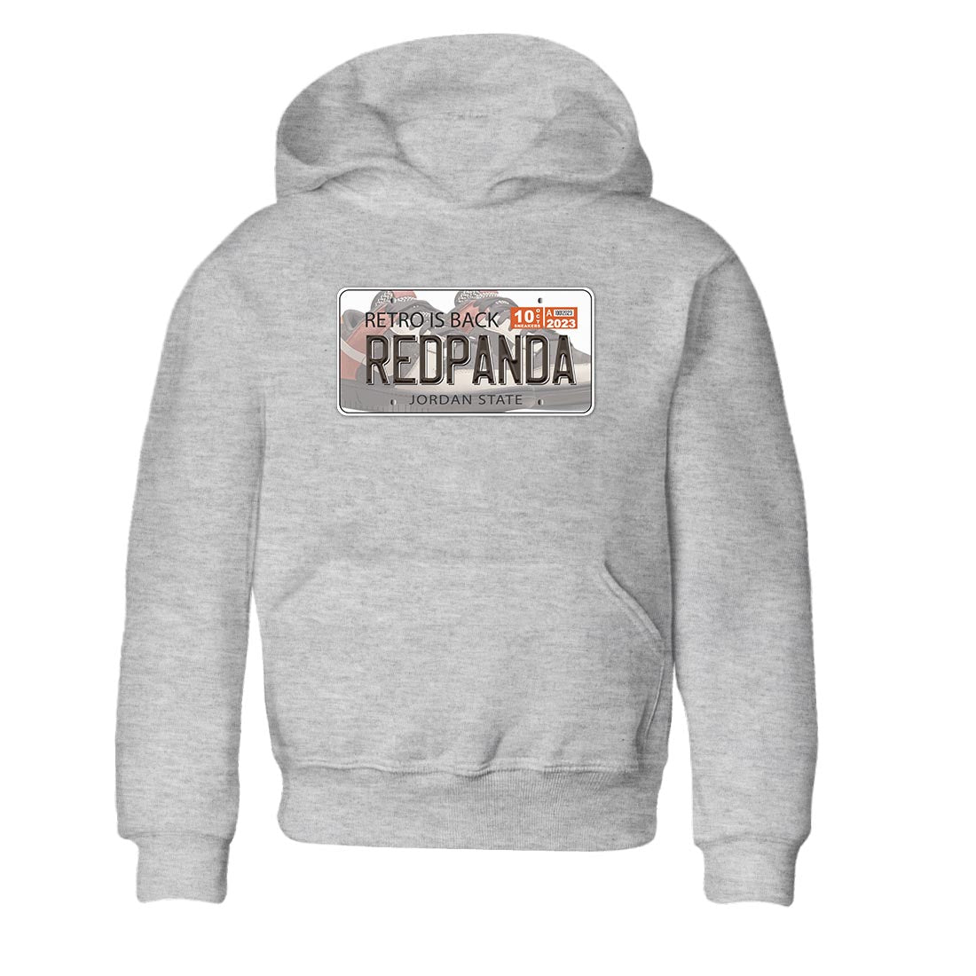 Nike Low Dunk Red Panda shirt to match jordans Jordan Plate sneaker tees Nike Dunk Red Panda Drip Gear Zone Baby Toddler Heather Grey 2 T-Shirt