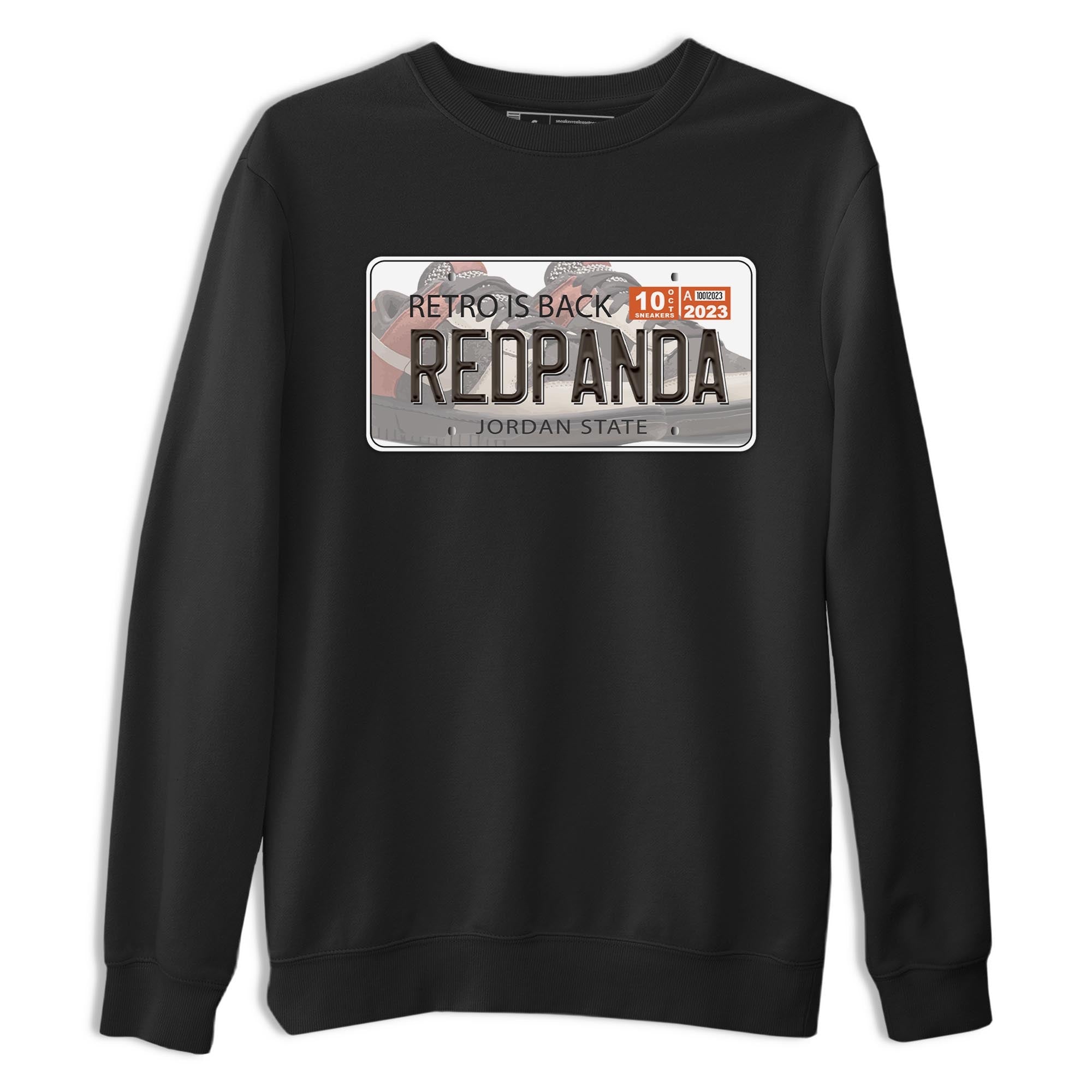 Nike Low Dunk Red Panda shirt to match jordans Jordan Plate sneaker tees Nike Dunk Red Panda Drip Gear Zone Unisex Streetwear Clothing Black 2 T-Shirt