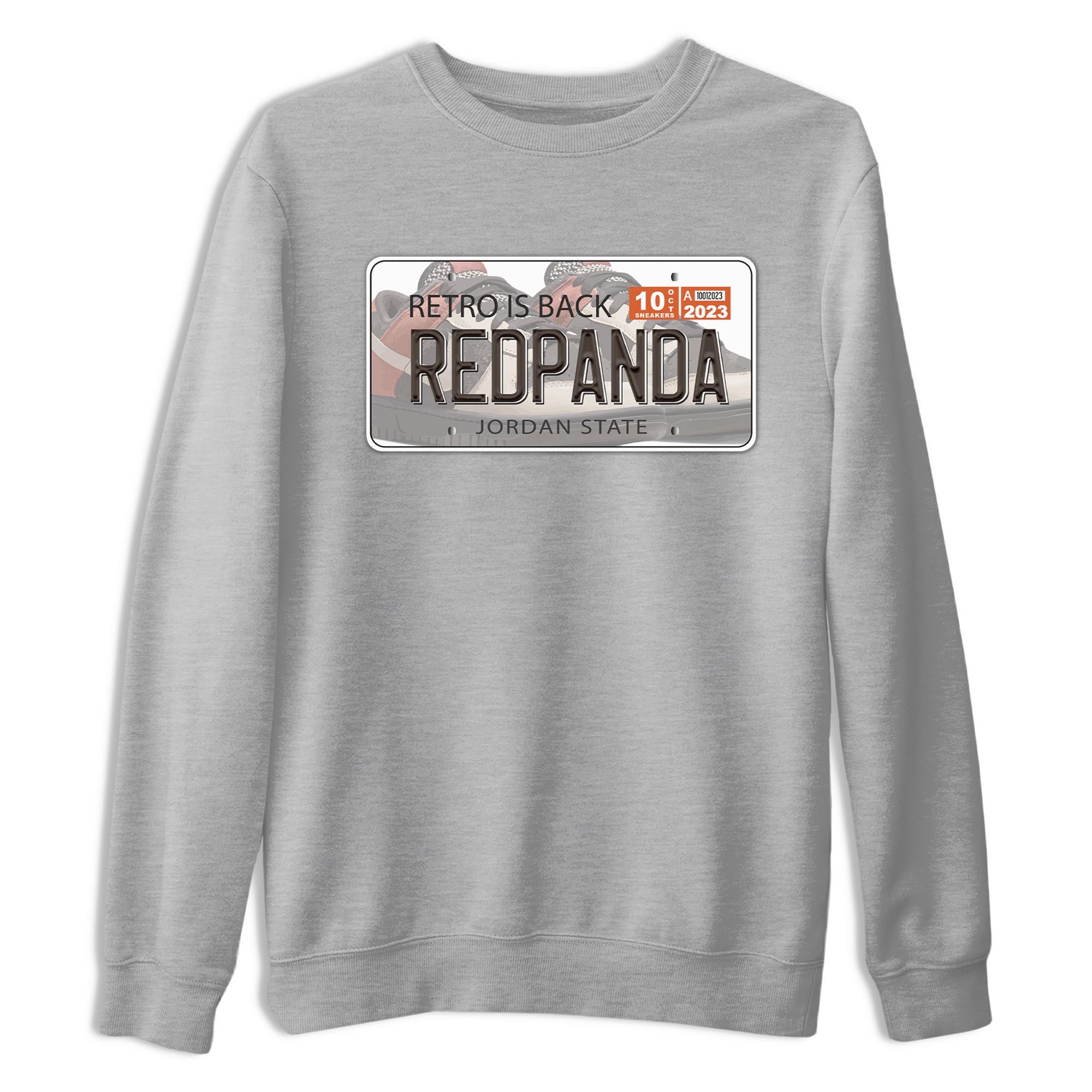 Nike Low Dunk Red Panda shirt to match jordans Jordan Plate sneaker tees Nike Dunk Red Panda Drip Gear Zone Unisex Streetwear Clothing Heather Grey 2 T-Shirt