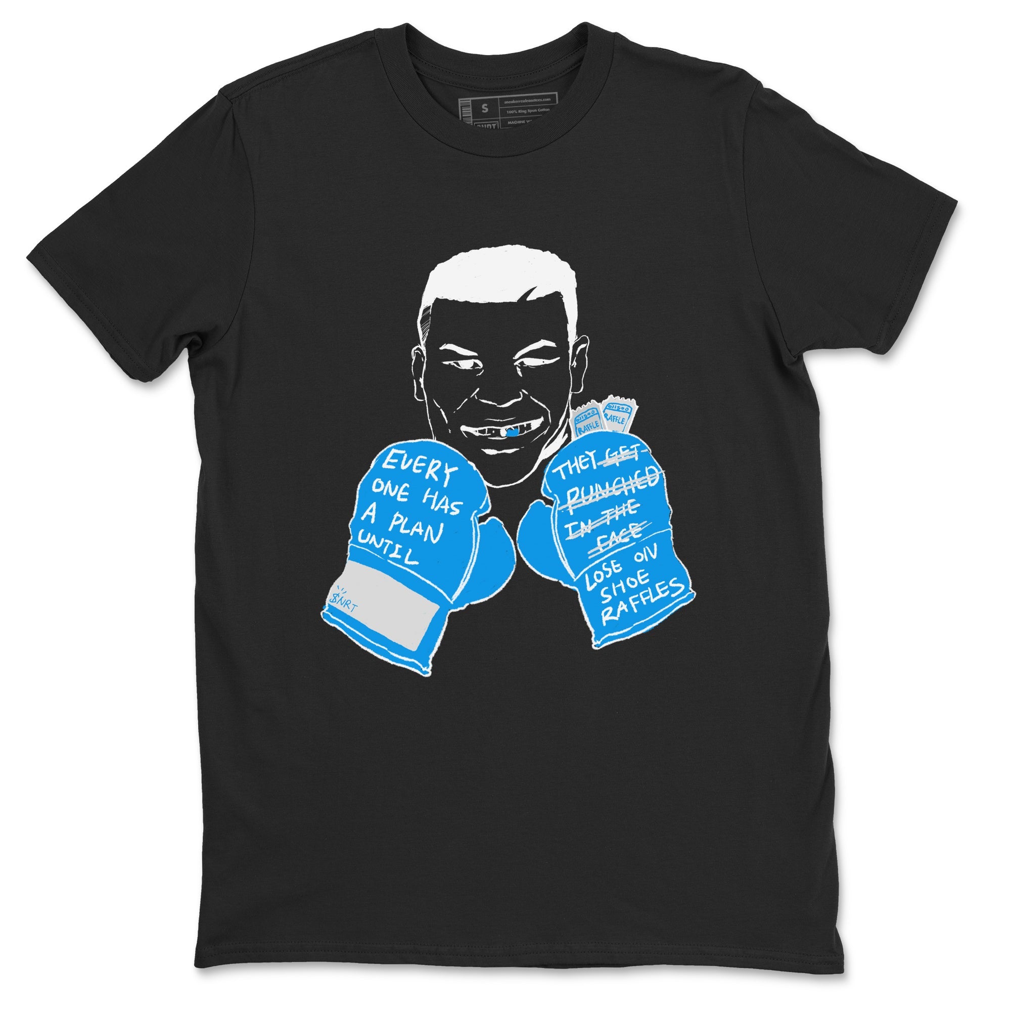  shirt to match jordans AJ4 Military Blue sneaker tees  Drip Gear Zone unisex cotton Black 2 crew neck shirt