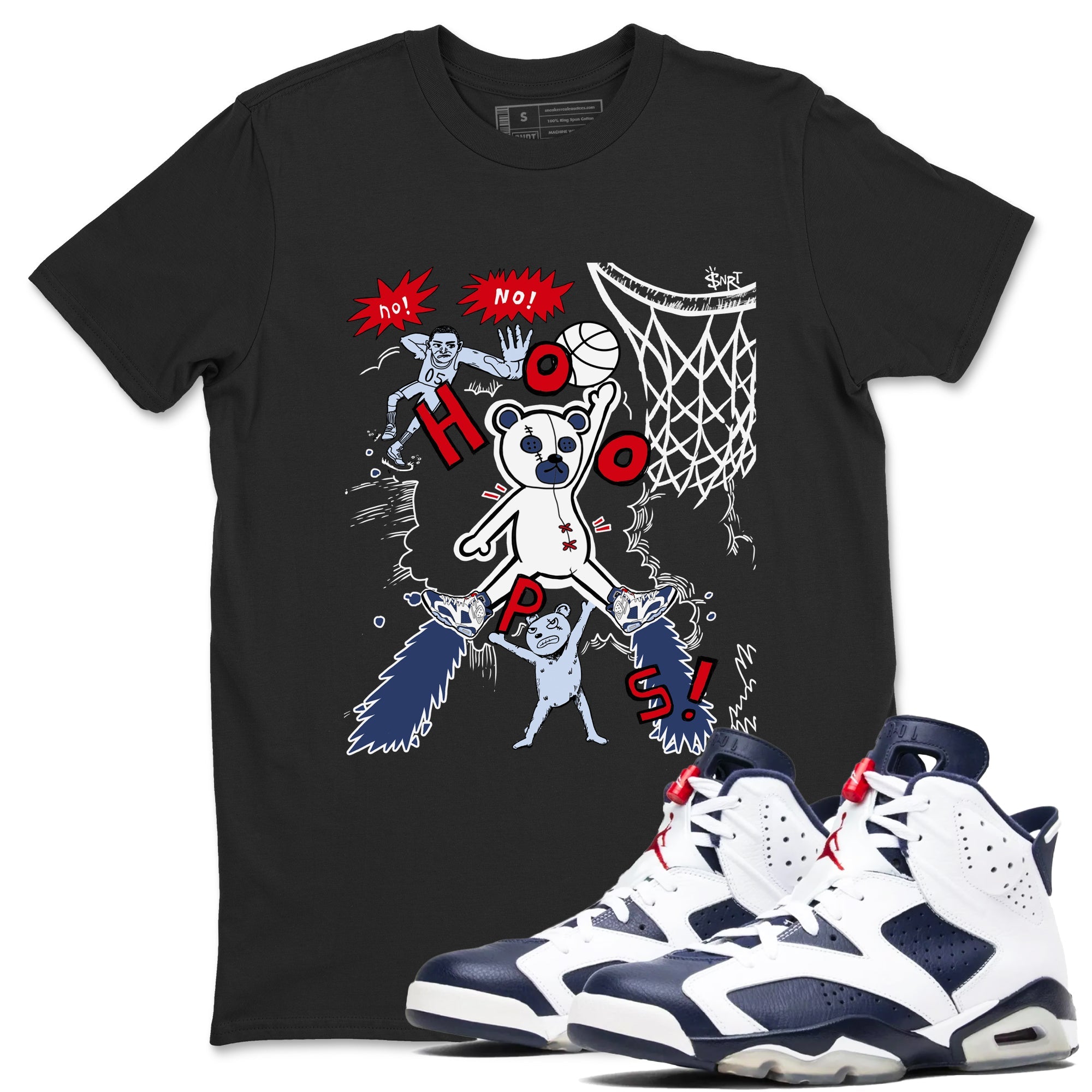  shirt to match jordans AJ6 Olympic sneaker tees  Drip Gear Zone unisex cotton Black 1 crew neck shirt